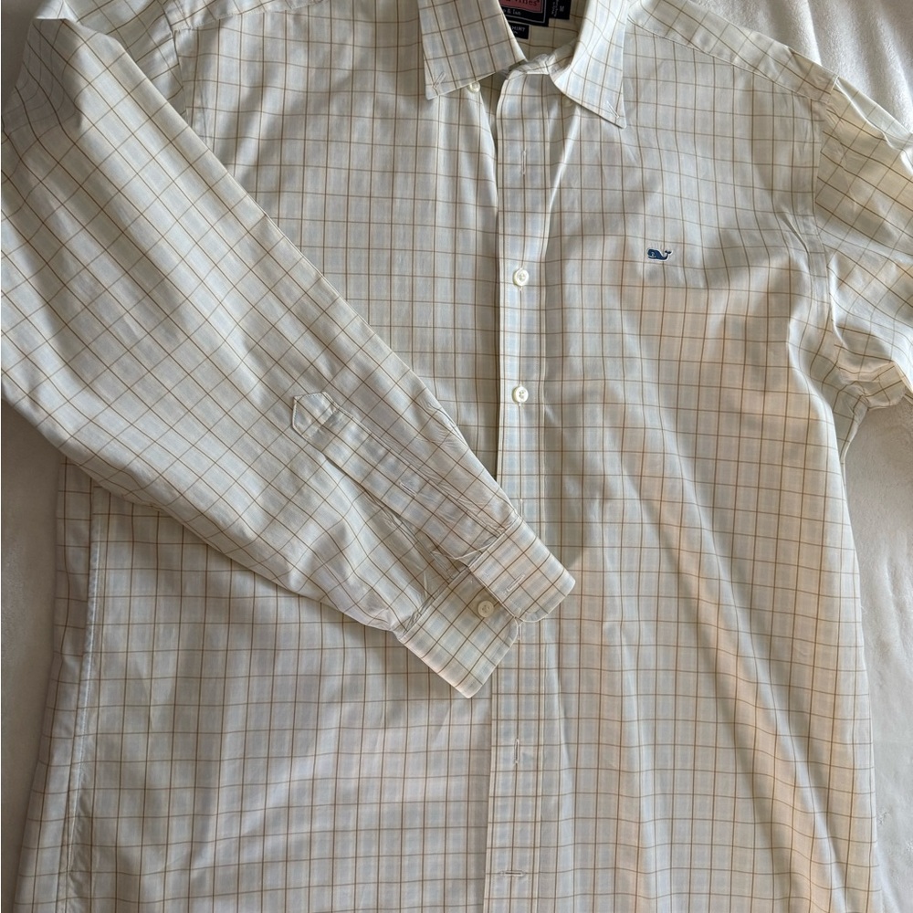 Vineyard Vines Classic Windowpane Button Down - W… - image 3